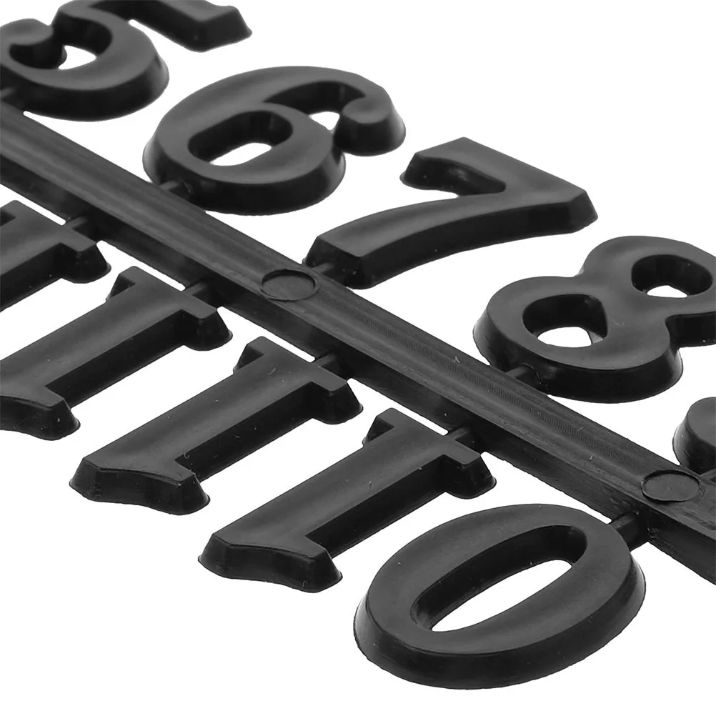 10Sets Creative Arabic Clock Numerals Kit DIY Wall Clock Number Accessories Replacement Parts Living Room Bedroom Decor