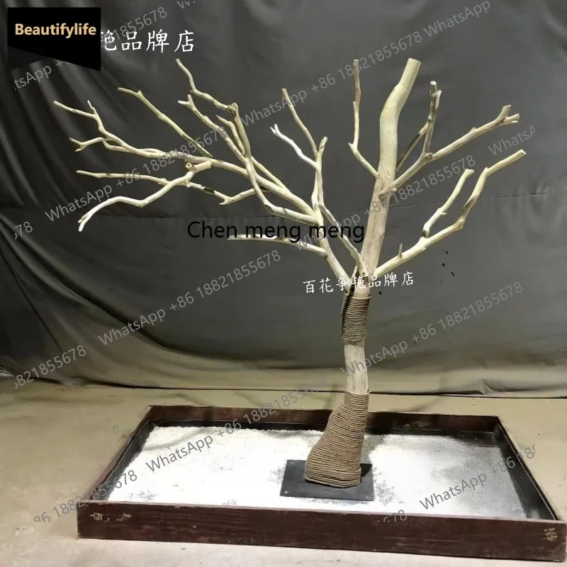 

M85 Simulated white dead tree, fake tree modeling, peeling decoration, floor wishing tree, large