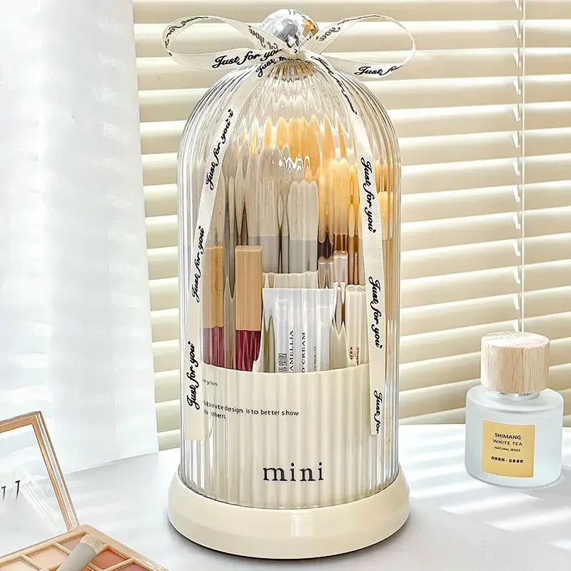 

Eye shadow brush storage cartridge dust-proof, covered eyeliner pencil eyebrow pencil brush barrel with cover rotating rack
