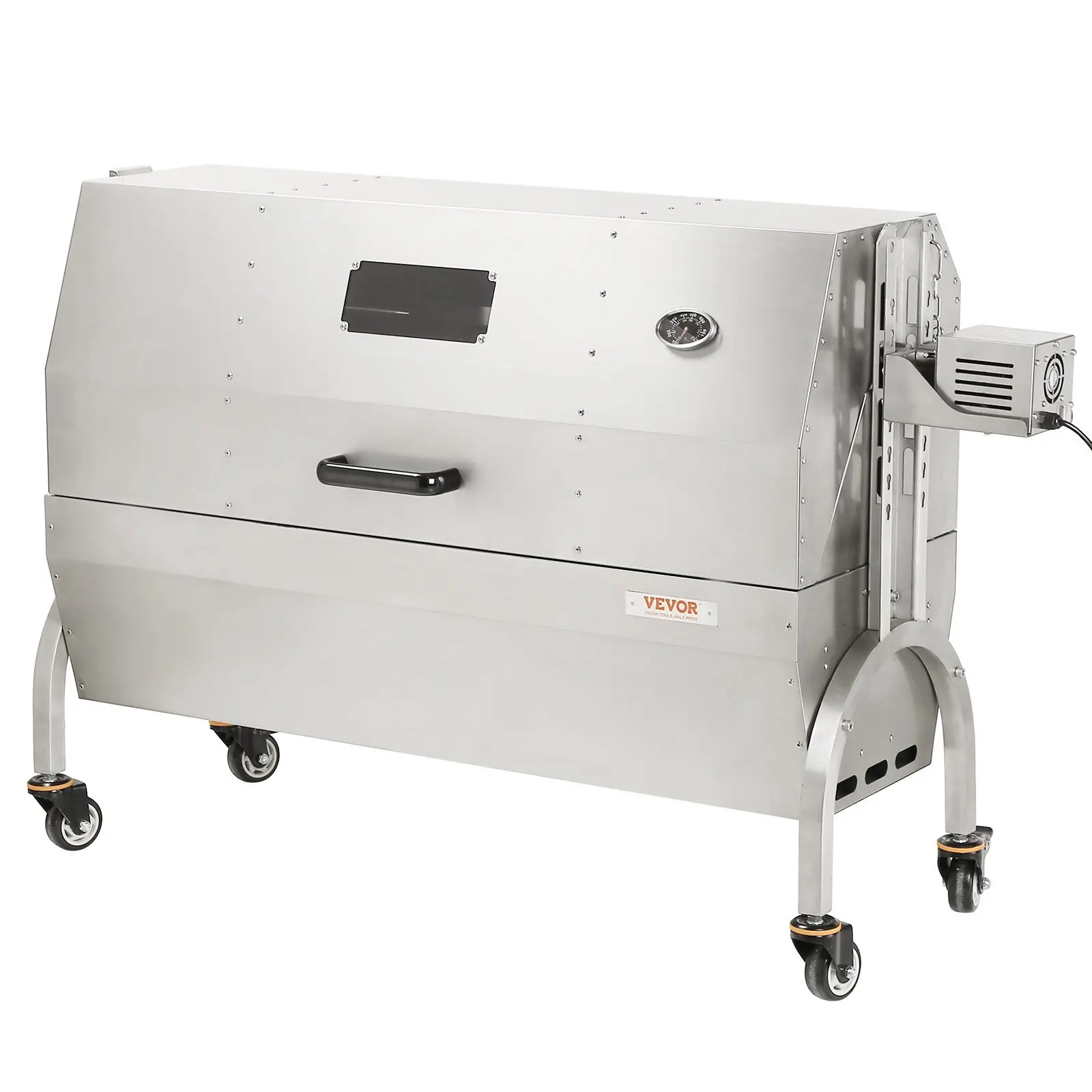 Roaster Spit Rotisserie BBQ Grill Pig Lamb Chicken Roaster 50W 132LBS