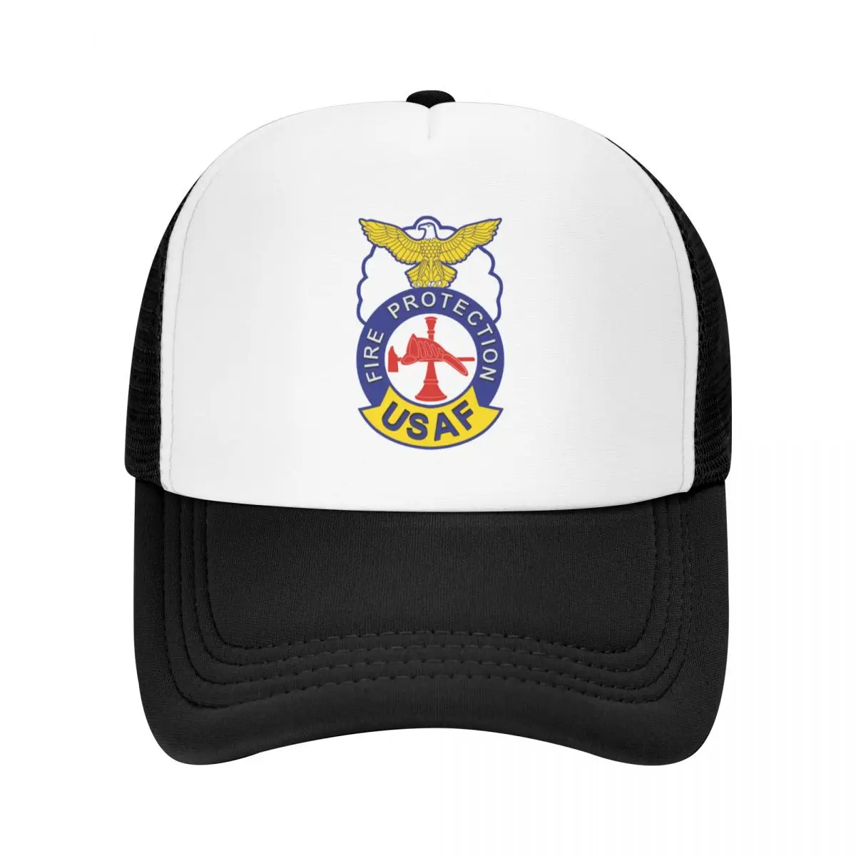 

Air Force Fire Protection Full Color Veteran Patch Baseball Cap Hat Man For The Sun Rugby Golf Cap Designer Hat Ladies Men's