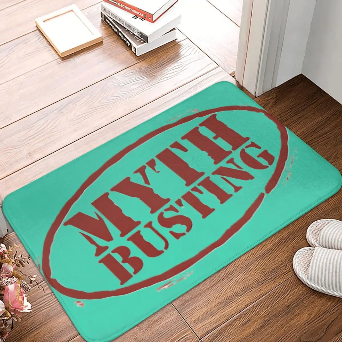 Myth Debunker Busting Doormat Non-Slip Entrance Kitchen Bath Door Floor Mats Toilet Rug Carpet Footpad