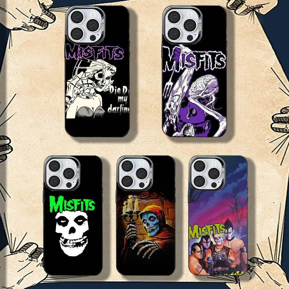 

The Rock Band M-Misfits Phone Case For iPhone 16,15,14,13,12,11,8,7,Pro,Max,Plus,Mini,XS,SE Shockproof Matte Cover