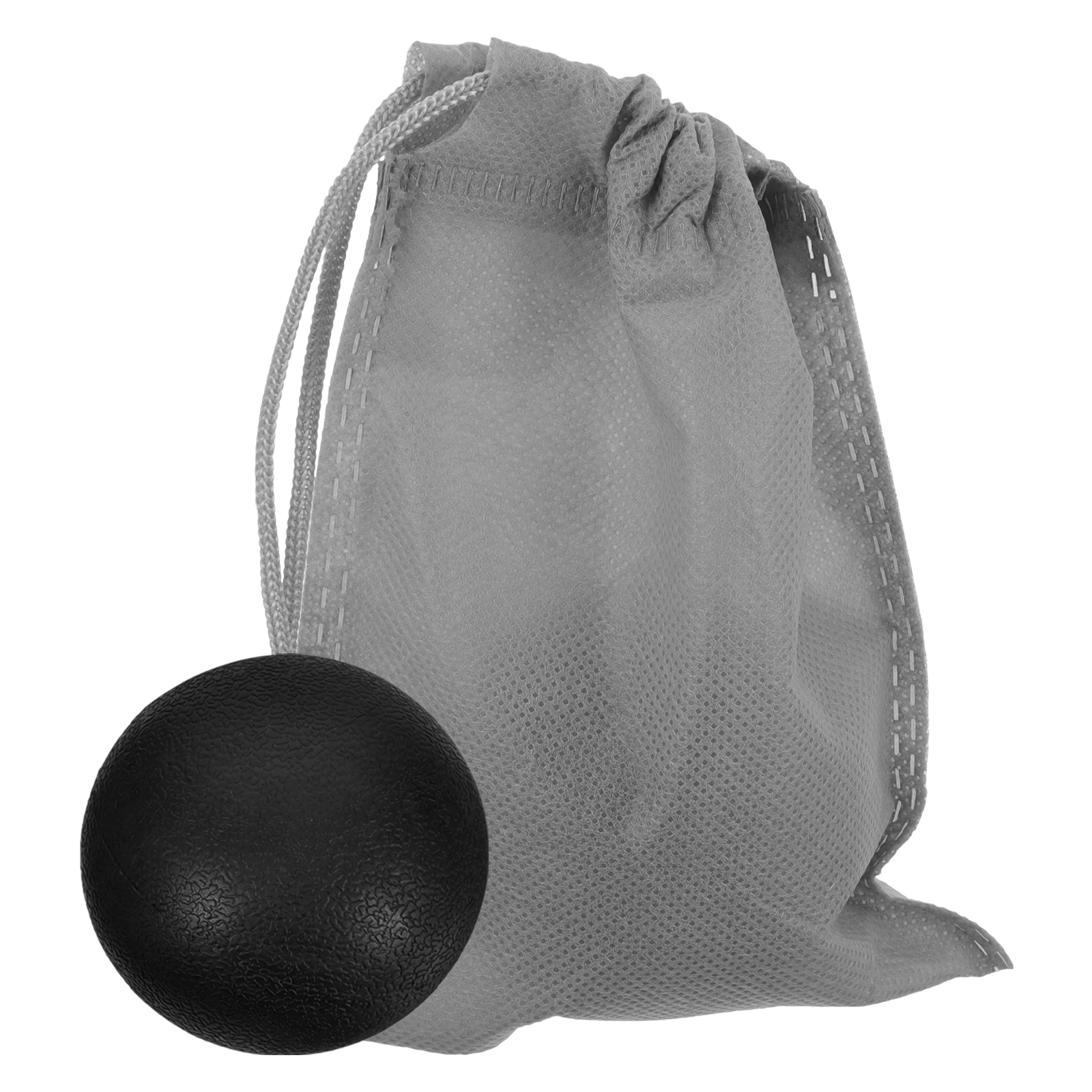 

Massage Balls Black Single Ball Muscle Relaxation Neck Shoulder Back Massager Small Roller Storage Bag Yoga Fitness