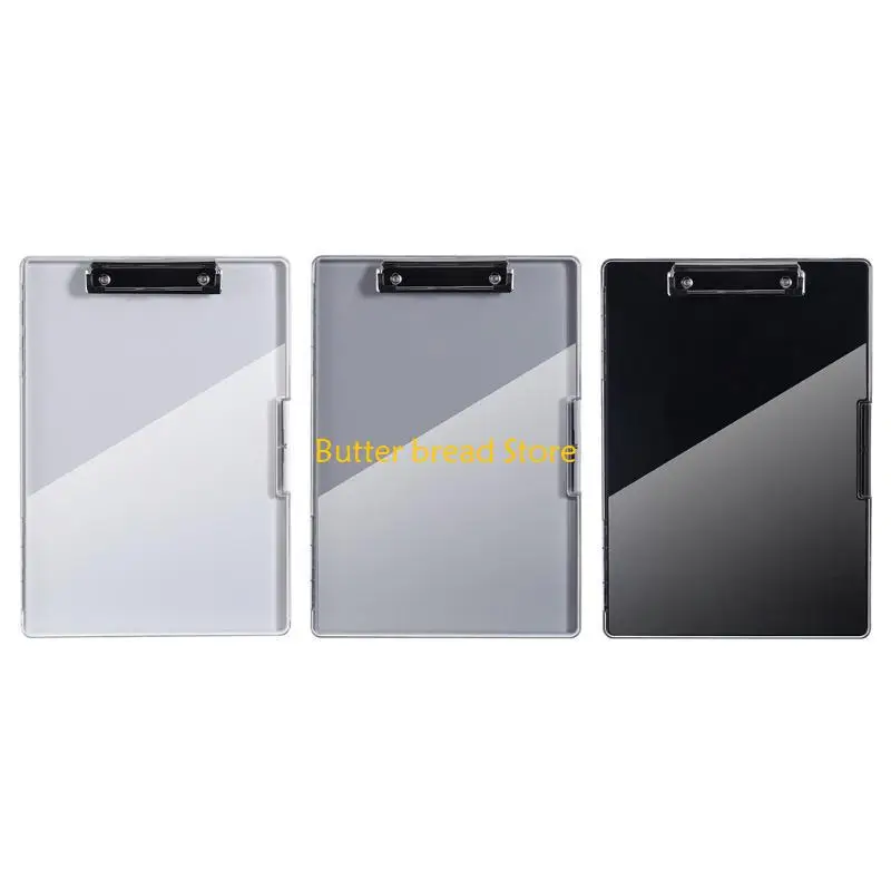 

W89C Binder Nursing Clipboard, Clipboard with Low Profile Clip, Clipboard Folder Side-Opening Clip Board Smooth Writing