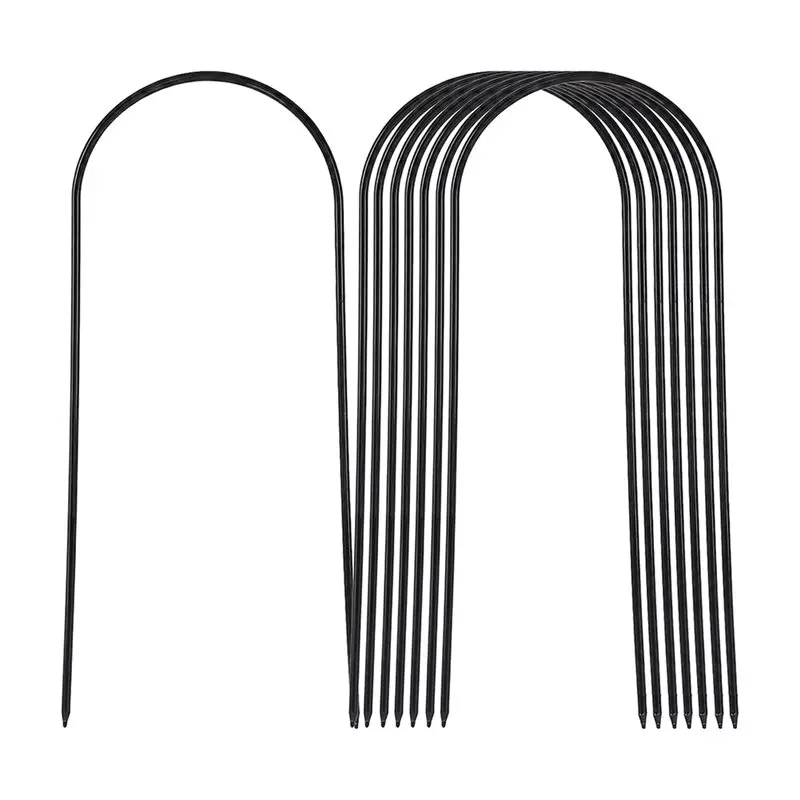 ABDJ-For Drainpipe Fixation 8 Pcs U-Shaped Gutter Downspout Extension Anchors Stakes Fit For 4
