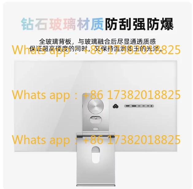 For 27 Inch 4K Monitor Ultra-thin High Definition IPS Computer External Screen Borderless Glass Panel P27L
