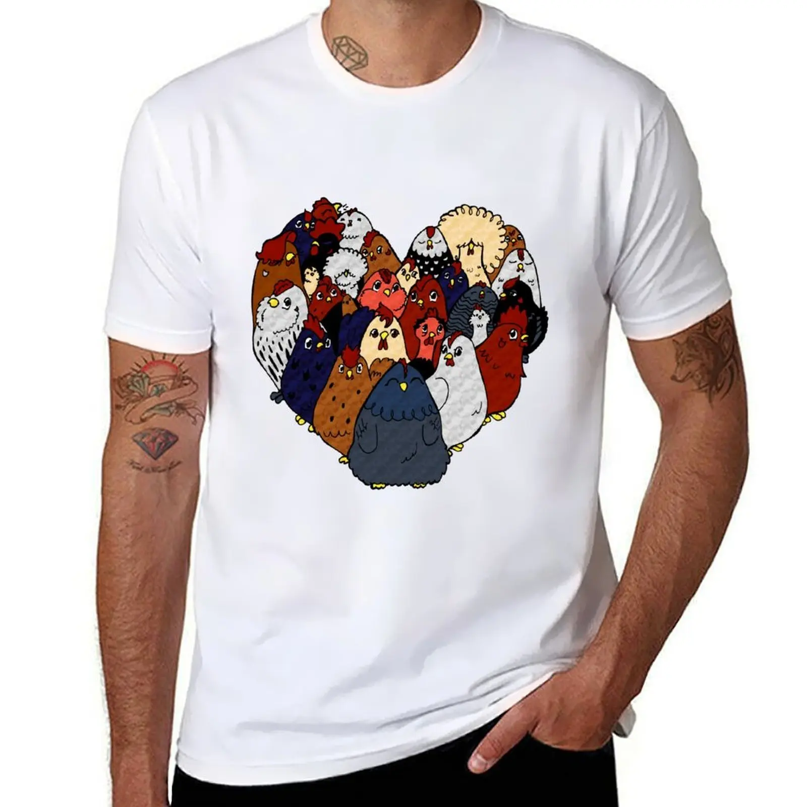 

Chicken Love T-Shirt man t shirt luxury man t shirt heavy cotton T-Shirt