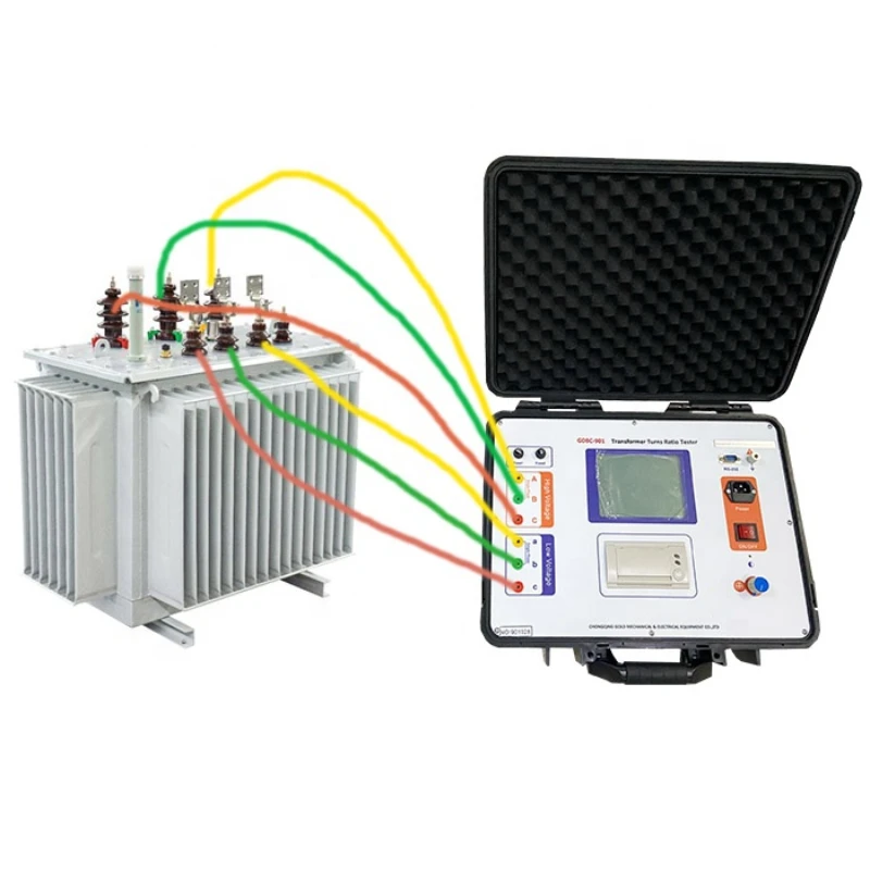 

Portable Turns Ratio Test Set Automatic TTR Measuring Instrument for Three-Phase Transformer Test