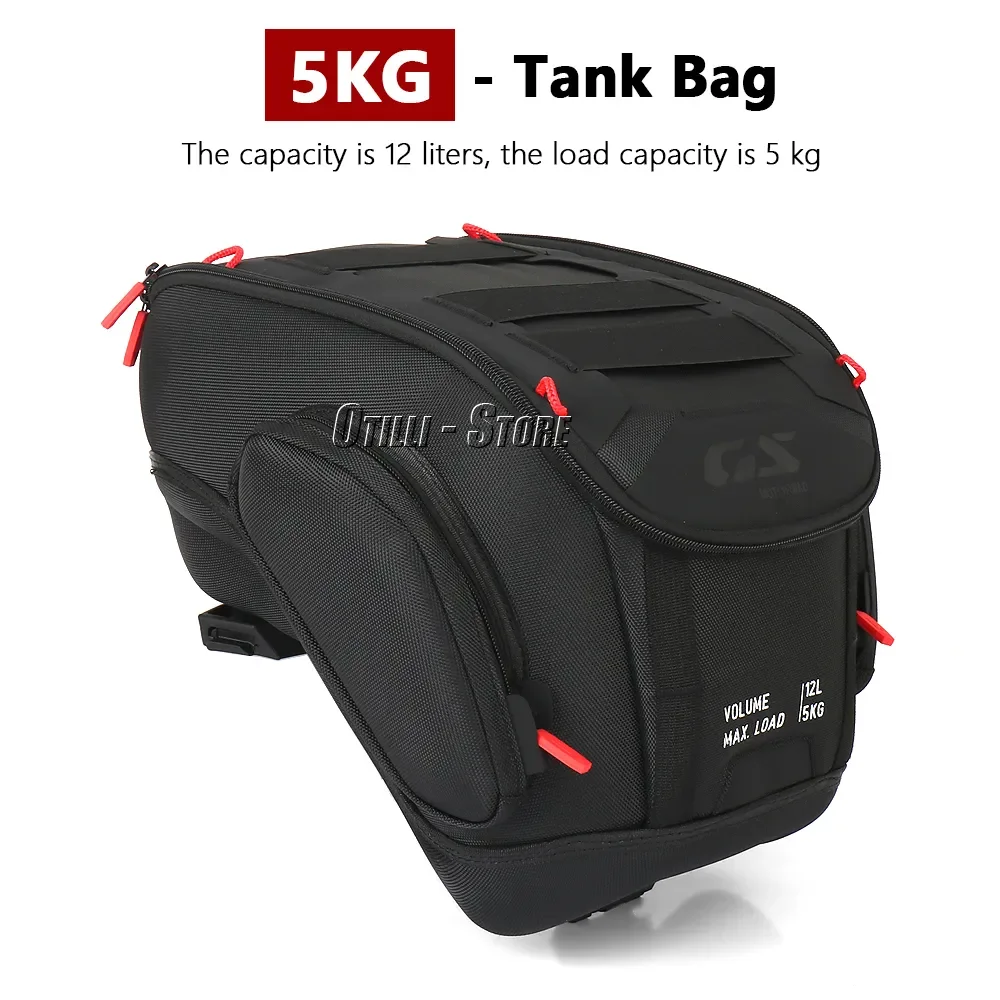 Bolsa de tanque de combustible impermeable para motocicleta, mochila portátil con logotipo de 12L para herramientas BMW R1300GS Adventure GS1300 R 1300 GS ADV 2024 2025