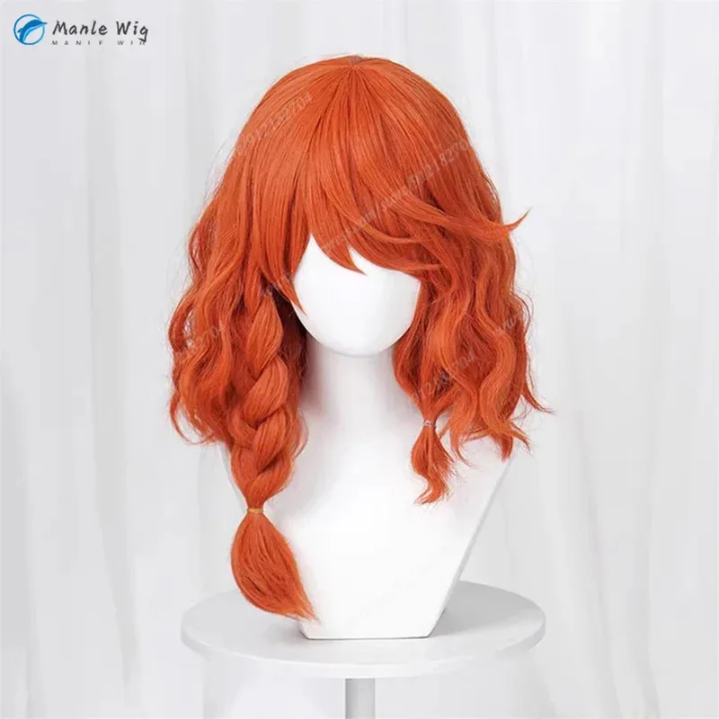 LOL Aurora 45 cm court Orage Cruly Anime Cosplay résistant à la chaleur cheveux synthétiques femmes Costumes perruques + bonnet de perruque