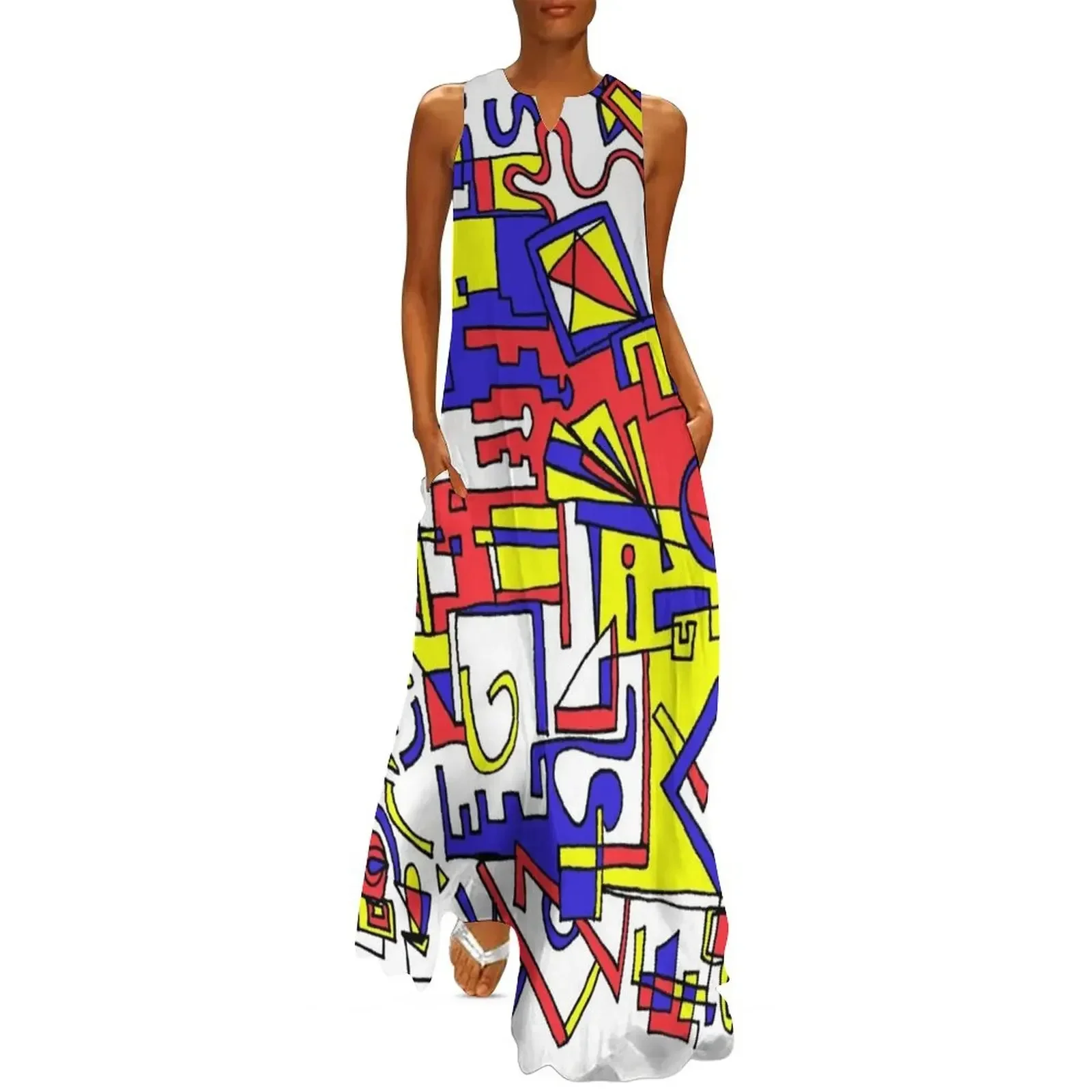 

Abstract Long Dress women's summer dresses 2025 Women's summer suit summer dress woman 2025 trendy Bridesmaid dress woman