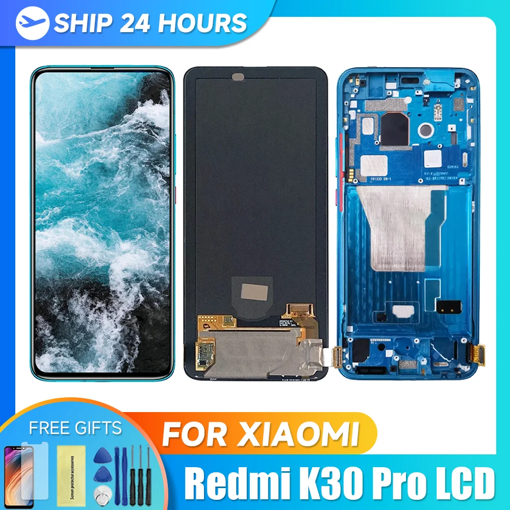 6.67 inch For Xiaomi Redmi K30 Pro LCD Display Touch Screen Digitizer Assembly For Xiaomi Poco F2 Pro Lcd Screen M2004J11