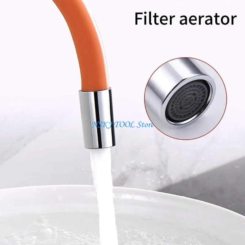 L8RC Multifunction Faucet Extension ABS Splashes Proof Faucet Extension Pipe Simple Installation for Efficient Water Flows