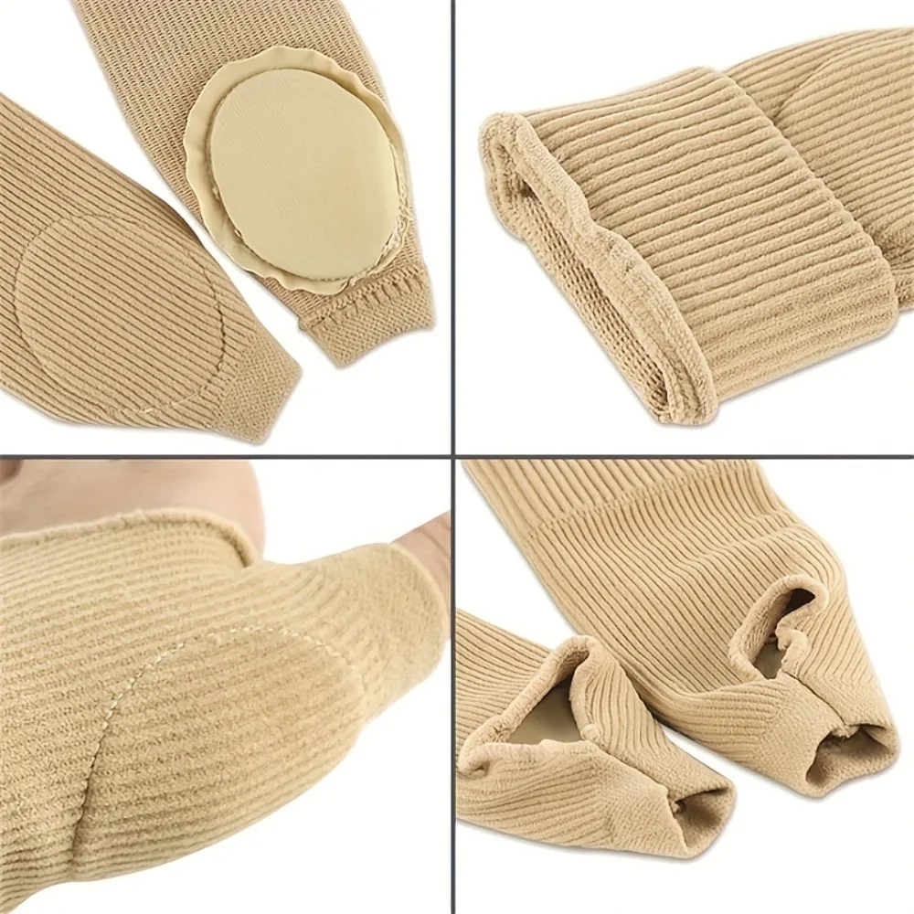 1 Pair Breathable Wrist Support Sports Gloves, Gel Padded Nylon Blend Sweat-Wicking Comfort Protective Gloves for Workout