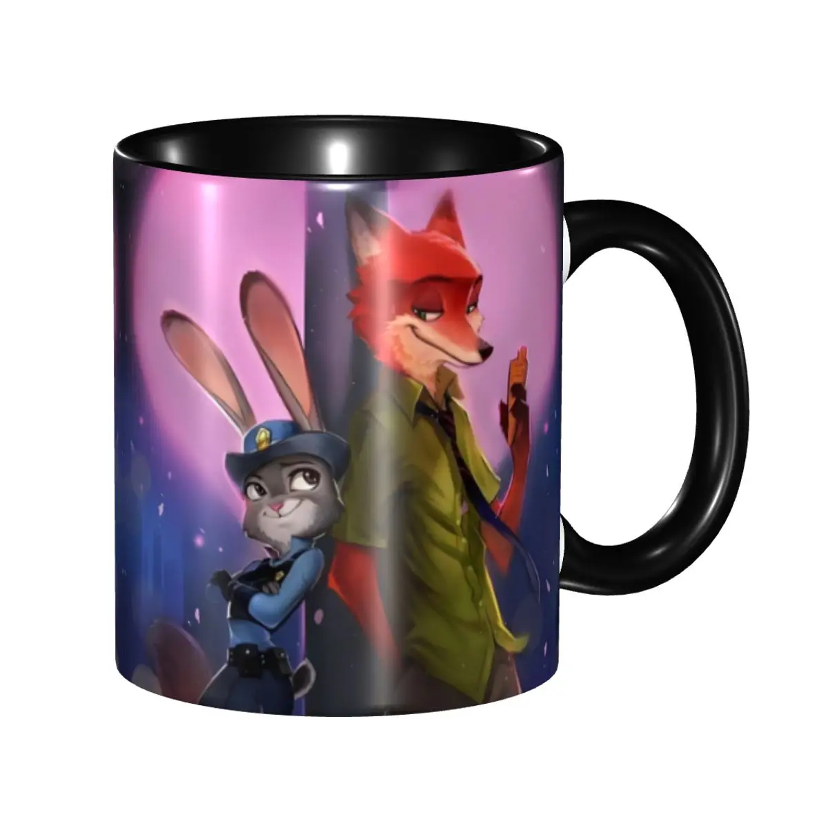 

Customized Zootopia Cute Cartoon Mug Nick Fox Coffee Ceramic Mug Creative Gift
