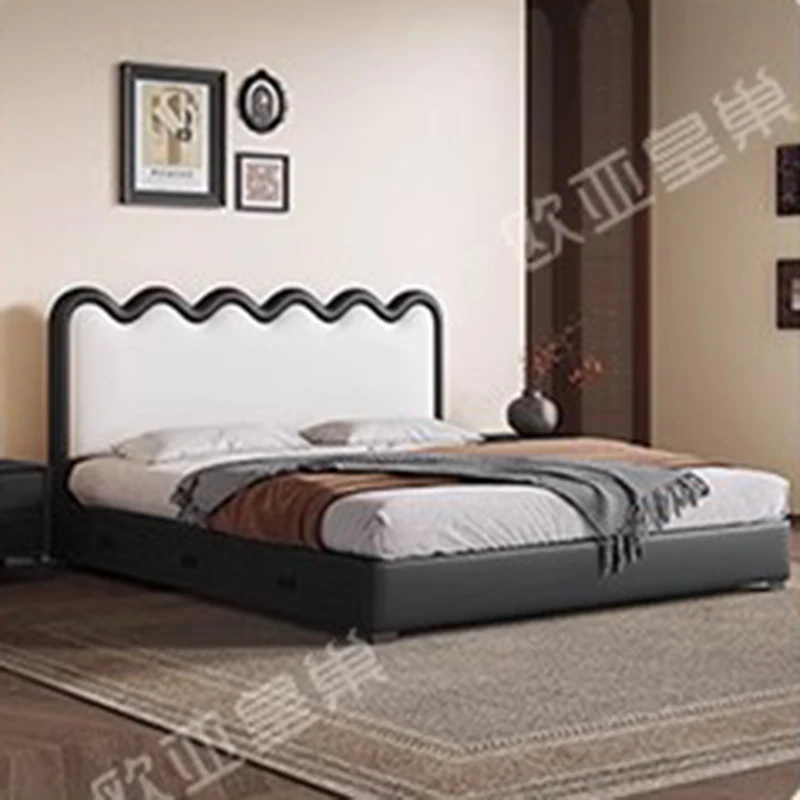 Comfortable Safe Bed Cheap Unique Trendy Sleeping Princess Platform Space Saving Bed Beauty Cama Solteiro Modern Furniture