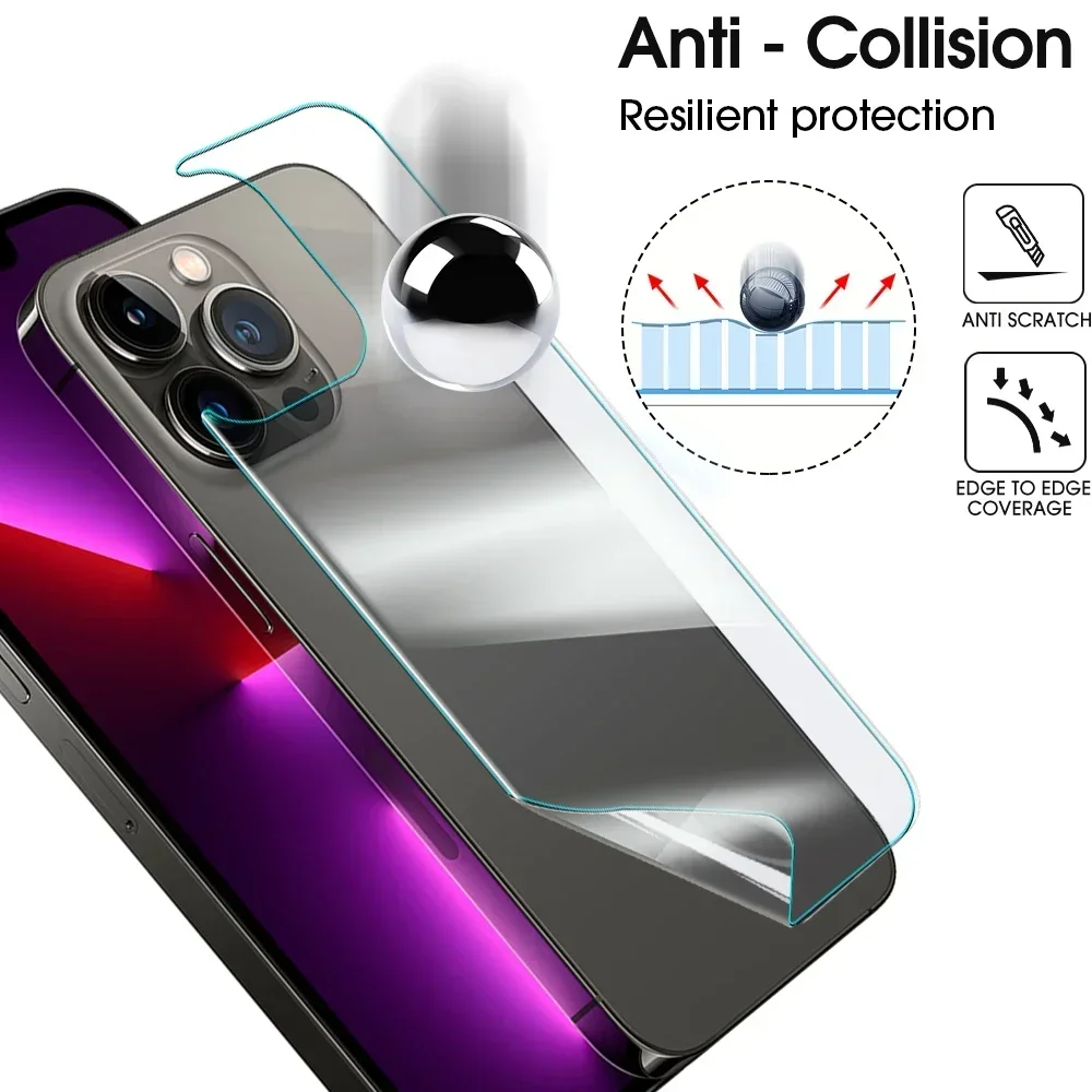 Full Cover Hydrogel Film for iPhone 16 Pro Max Plus Anti Scratch Soft Clear Back Screen Protector for iPhone16 16Plus Not Glass