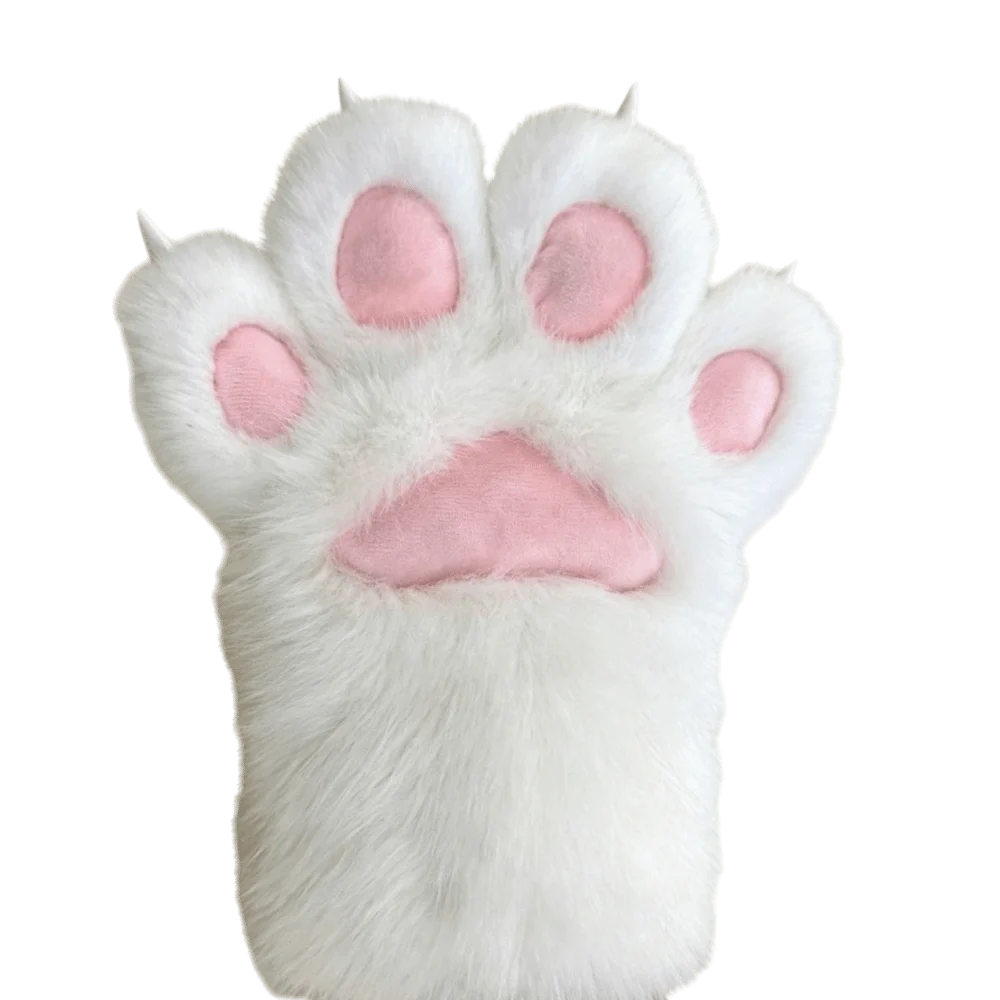 Cartoon Thicken Beast Claw Glove Furry Warm Cosplay Costume Gloves Cosplay Props Cat Claw Mittens Comic Con