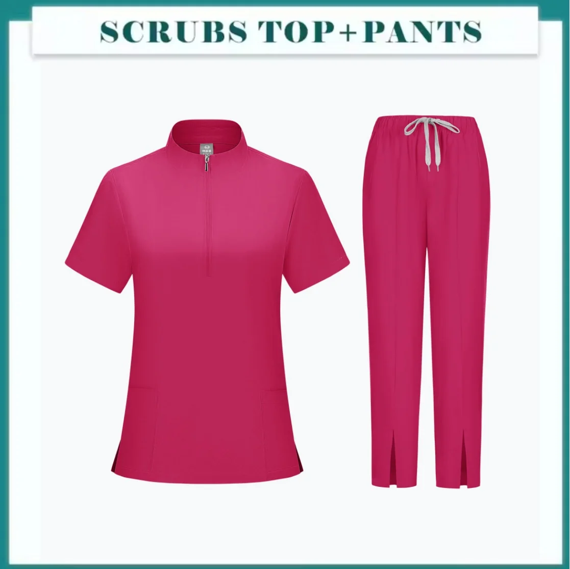Verpleegkundige Scrub T-shirt Medisch Uniform Apotheker Werkkleding Vrouwen Mannen Verpleging Tandarts Tops Klassieke V-hals Scrub Tops Chirurgische Blouse