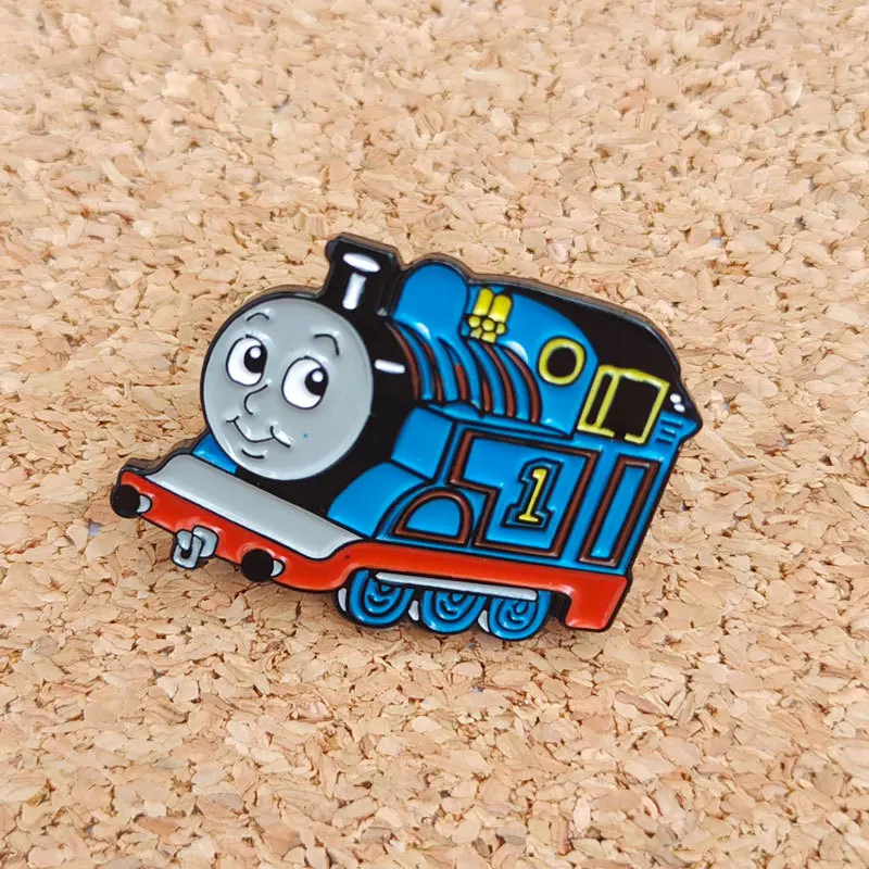 Little Train Enamel Pins Brooches for Women Cartoon Badge on Backpack Hat Decoration Accessories Anime Jewelry Fans Gift