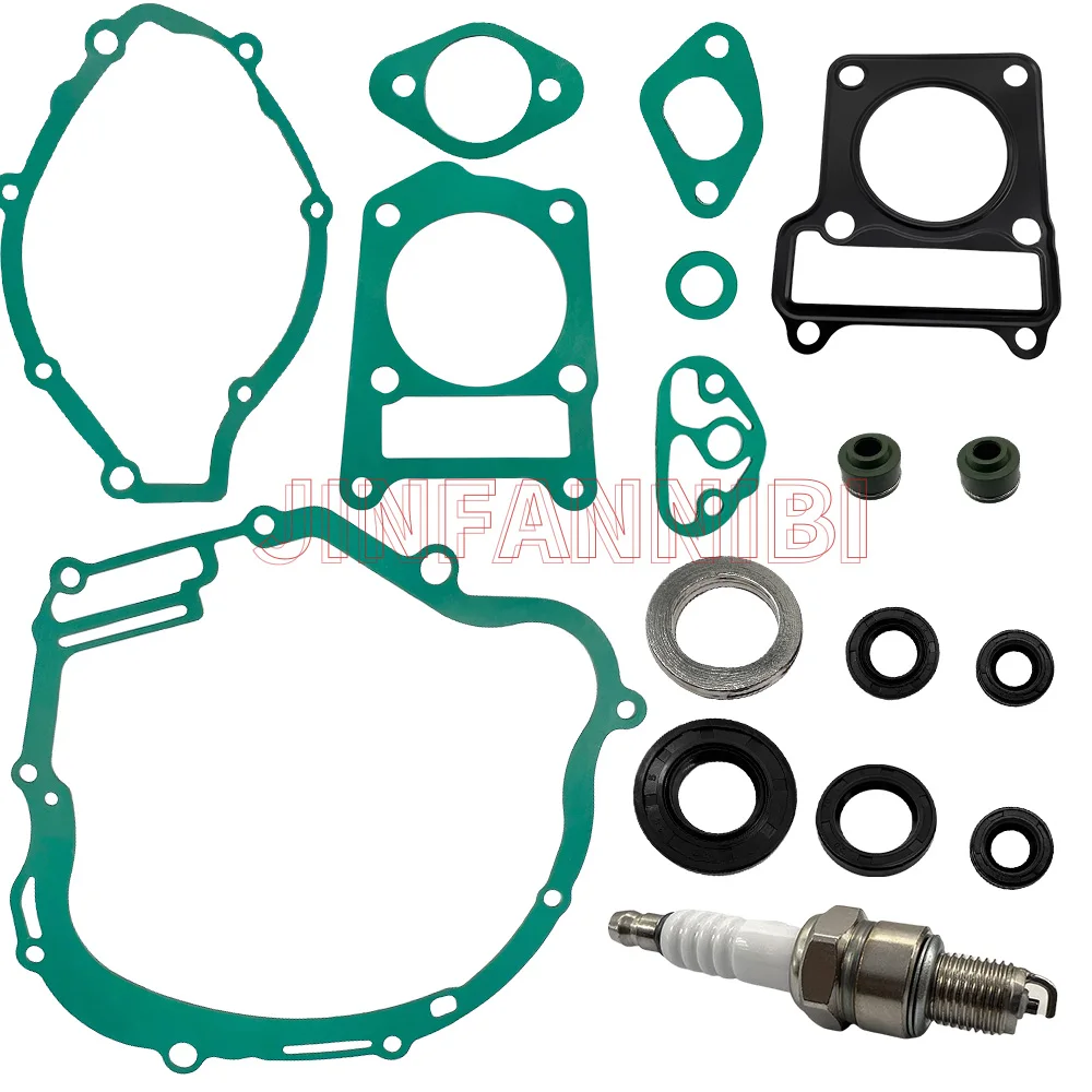 Kit de reconstrucción de juntas completas de motor con bujía para Yamaha TTR125LE 2003-2015 2016 2017 2018 2019 2020