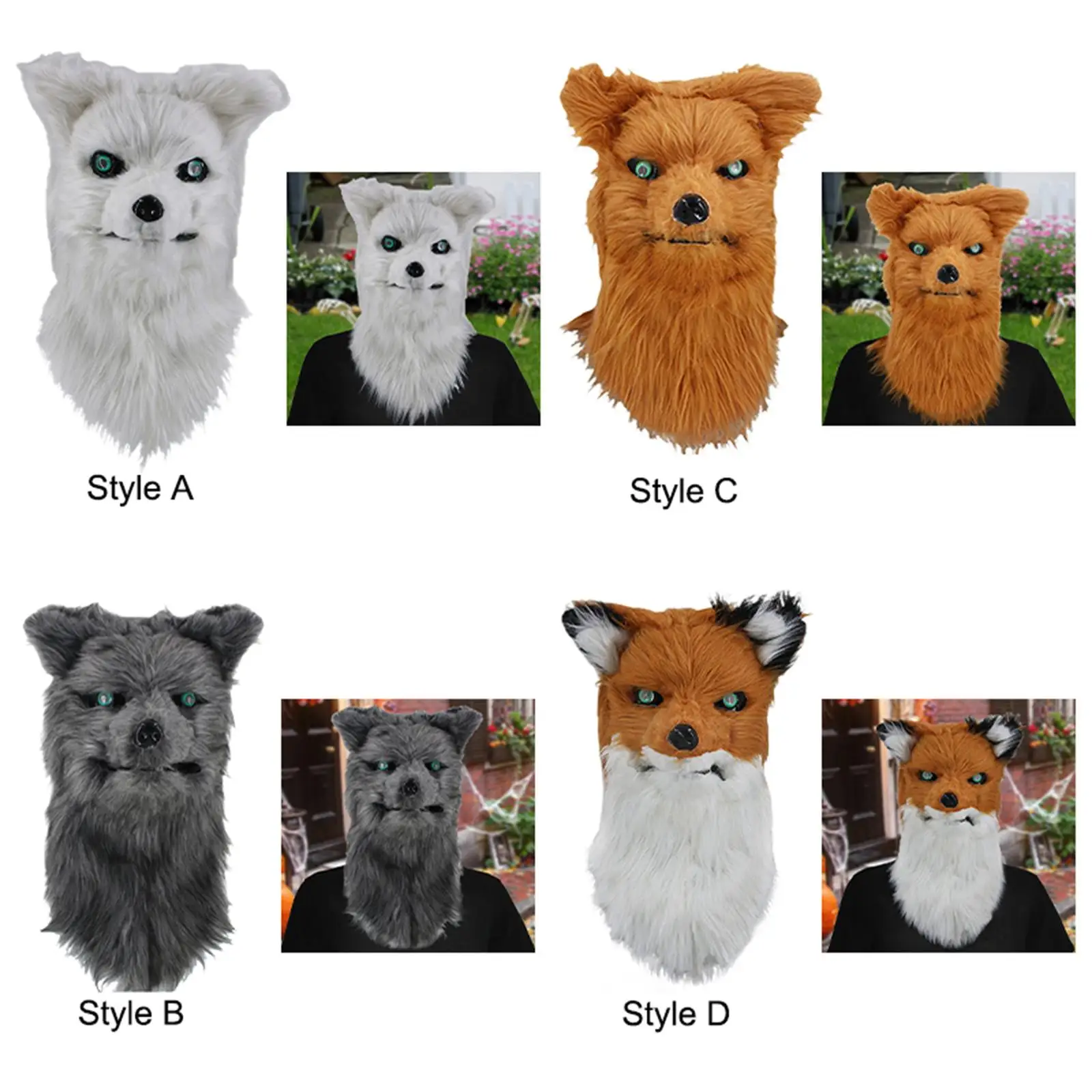 قناع الحيوان المضحك للبالغين، قناع تنكري للهالوين، قناع تنكري للحفلات، مهرجان الكرنفال، أداء الملابس التنكرية