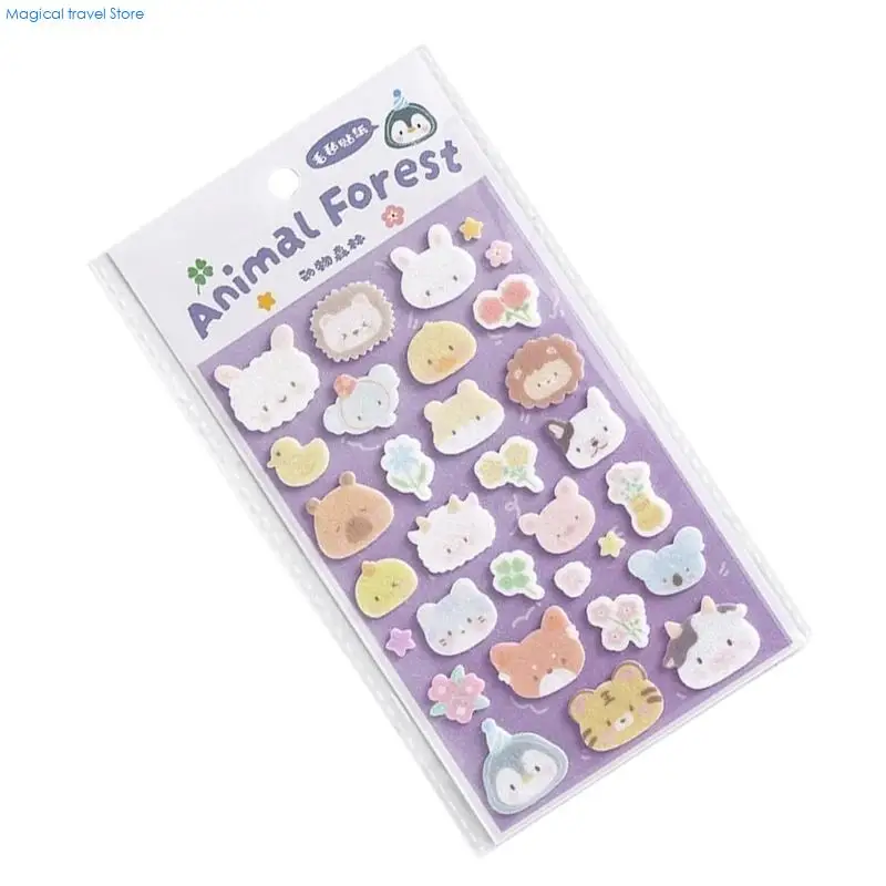 N2UB Handcraft Sticker Reusable Tiny Patches for Water Bottle, Notebook, Scrapbooking