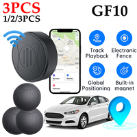 1-3PCS GF10 Mini Magnetic GPS Tracker SOS Tracking Device Long Standby For Car Pet Person Location Tracker Real-time Locator