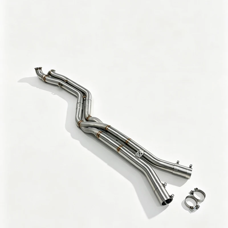 ACE Z Pipe Equal Length Midpipe für BMW M3 G80 M4 G82 M2 G87 3.0T S58 Free Flow Midpipe Edelstahl-Auspuffanlage – Detail 4