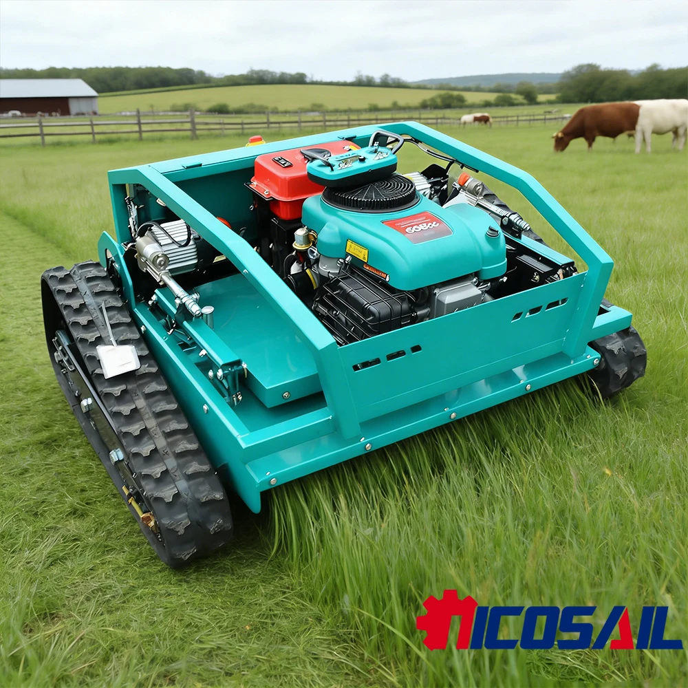 Custom RC Lawn Mower 800mm for Vineyard Orchard Maintenance CE Euro 5 Hydraulic Machine