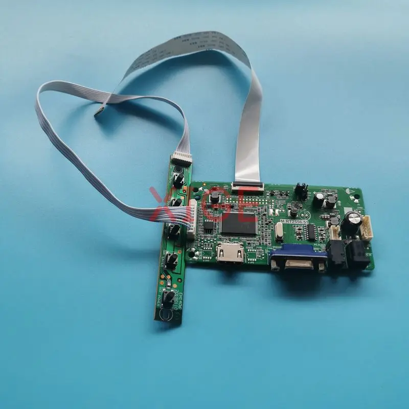 Screen Controller Board Fit B156XTN03 B156XTN04 B156XTN01 B156XTN02 1366x768 EDP 30 Pin 1366*768 Laptop Monitor HDMI+VGA DIY Kit