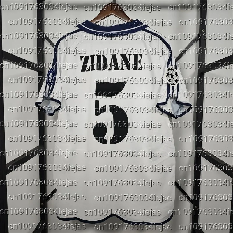 

2025 Vintage Classic Replica 2001-2002 Zidane #5 Polo Football T-Shirt Home_Away Kids_Adults Quick Drying Training Wear