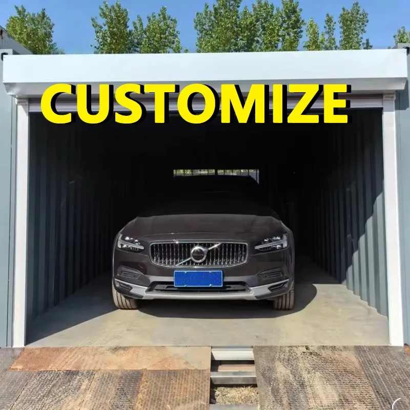 

Any Size Custom Steel Structure Prefab Warehouse Container House Mobile Storage Carport Durable Outdoor Storage Building