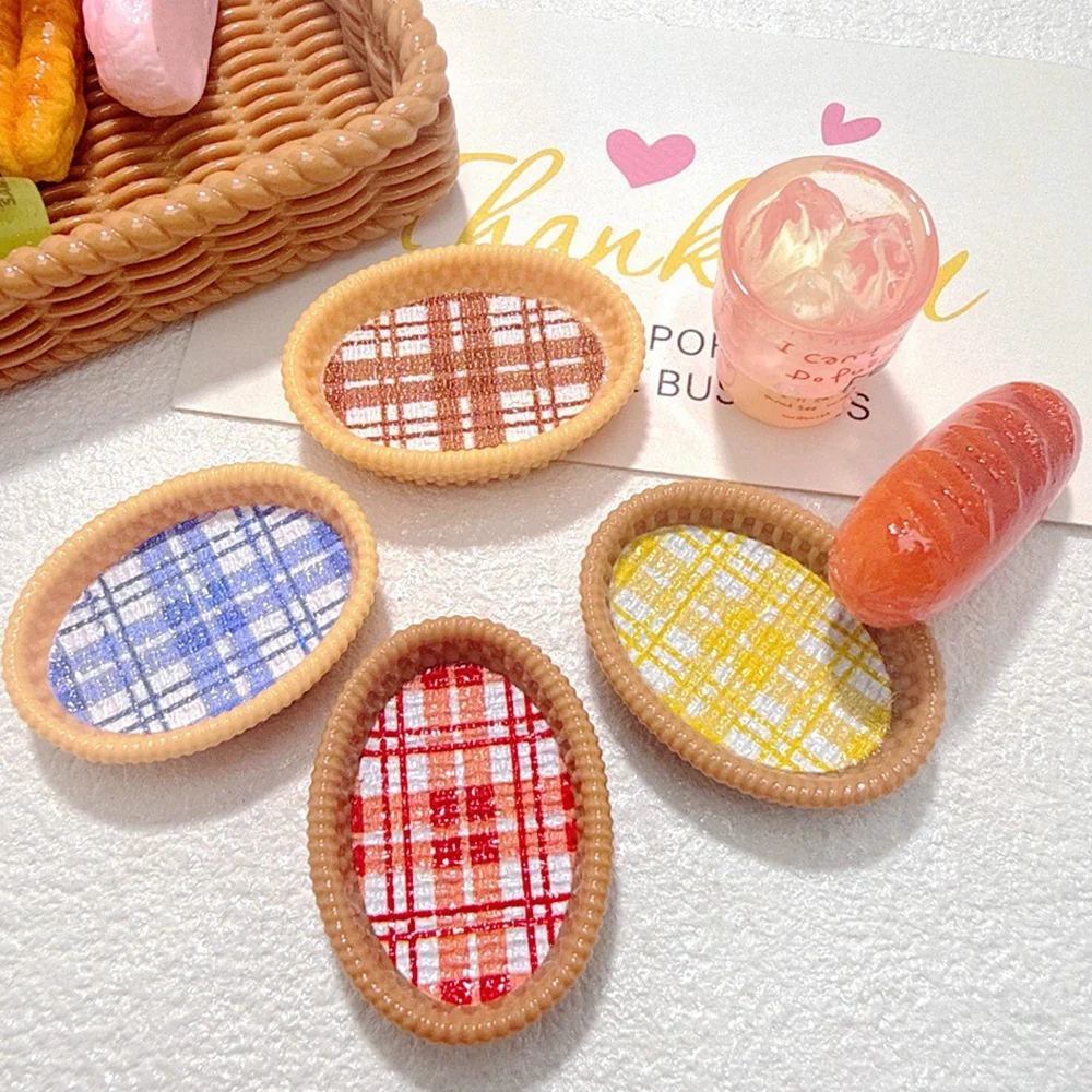 10PCS 23x32mm Round Frame Series Miniature Flat Back Resin Cabochons For Hairpin Scrapbooking DIY Home Decor Craft Accessories