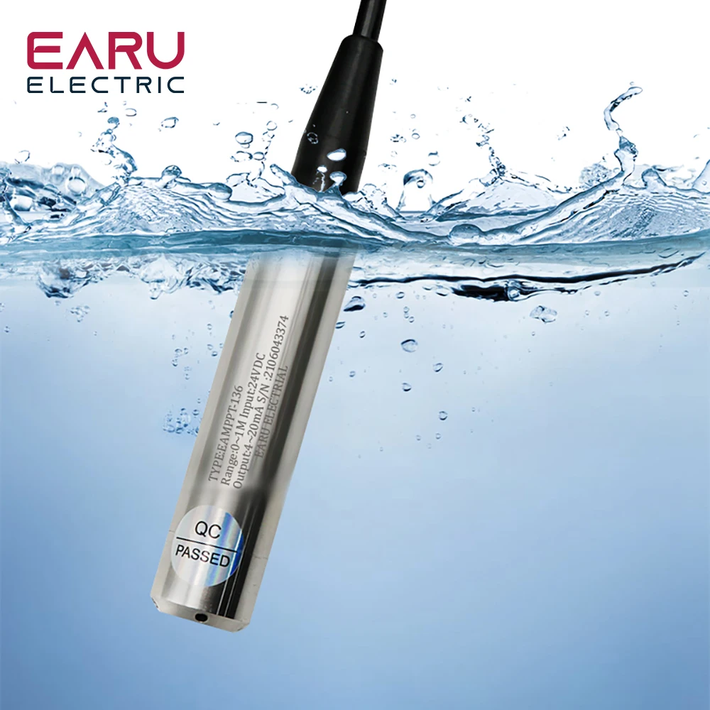 Saída Integral Óleo Líquido Sensor de Nível de Água Sonda Transmissora Detectar Controlador Float Switch para Bomba 420m 5m 10m 15m 20m