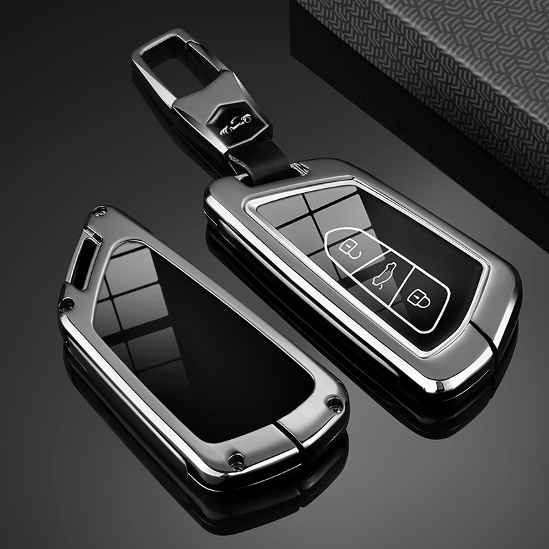 Zinc Alloy Car Key Case Cover Shell For VW Volkswagen Golf 8 2020 Skoda ...