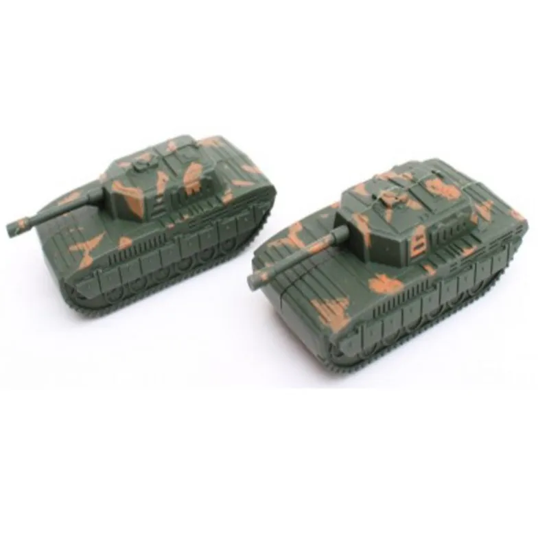 

1 PCS 6.5 cm Length Small Tank Model WWII Nostalgic Plastic Tanks Soldier Figures for Kids Toys Tankette Chariot Christmas Toy