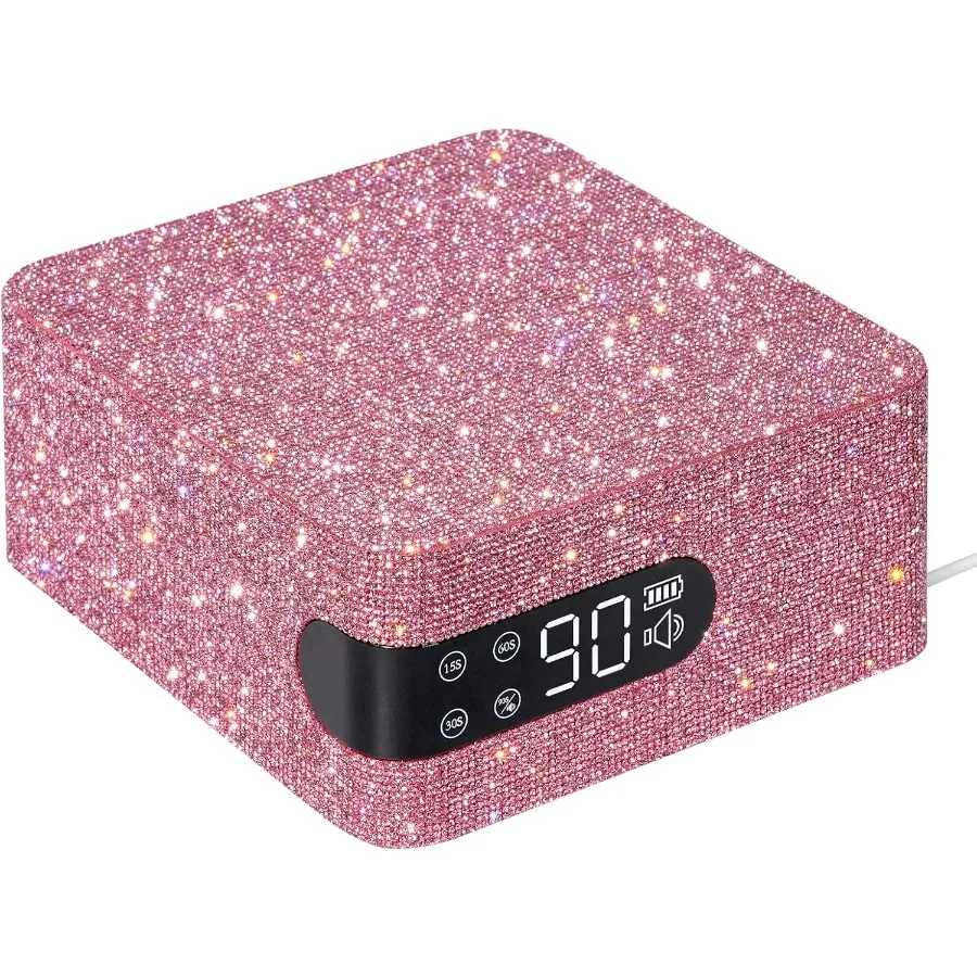 

UV LED 96W Nail Lamp Professional Nail Dryer Gel Polish Light with 4 Timer Setting Quick Dry Curing Lamp with Display Auto Sens