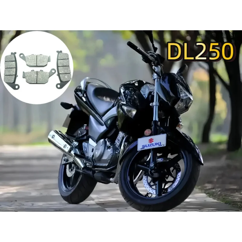 

Motorcycle Front Rear Brake Pads For SUZUKI DL250 V-Strom 250 2017 2018 2019 2020 2023 / ABS 2017 2018 2019 2020 DL V-Strom250