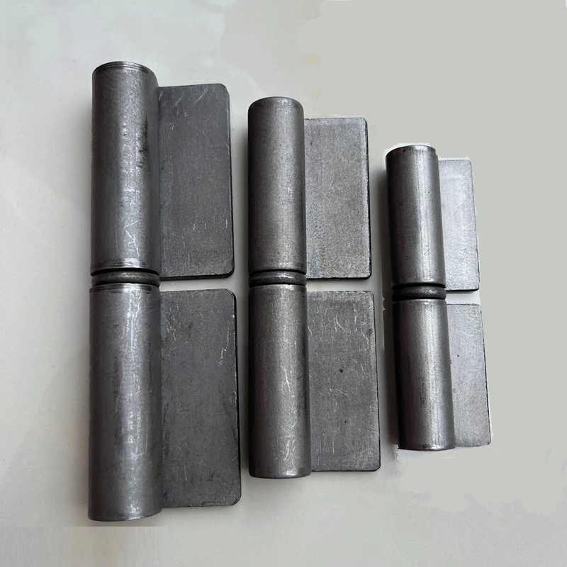 1PCS Detachable Hinges Thickened Welded Hinges Iron Doors Folding Flags Cylindrical Rotating Hinges Hardware