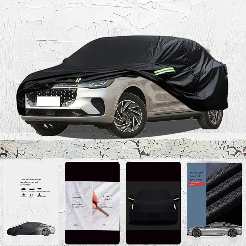 

For Lincoln Corsair Anti-UV Sun Shade Rain Snow Resistant Dustproof Black cover Car umbrella Full Car Cover Outdoor Protection