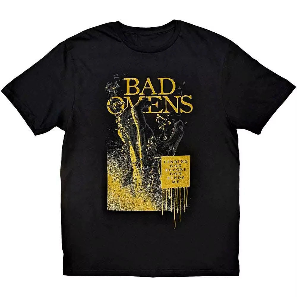 

Bad Omens Holy Water Shirt Peripheral Pattern Printing Summer Luxury Brand Pure Cotton Men's And Women's T-Shirts Short Sleeves
