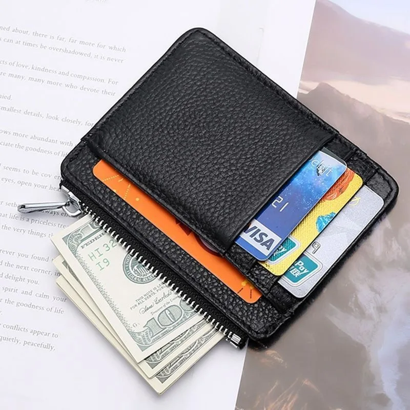 Men's Ultra-thin Change Card Bag, Card ID Bag, Card Position, Bank Card, Driver's License, One-piece Card Bag.