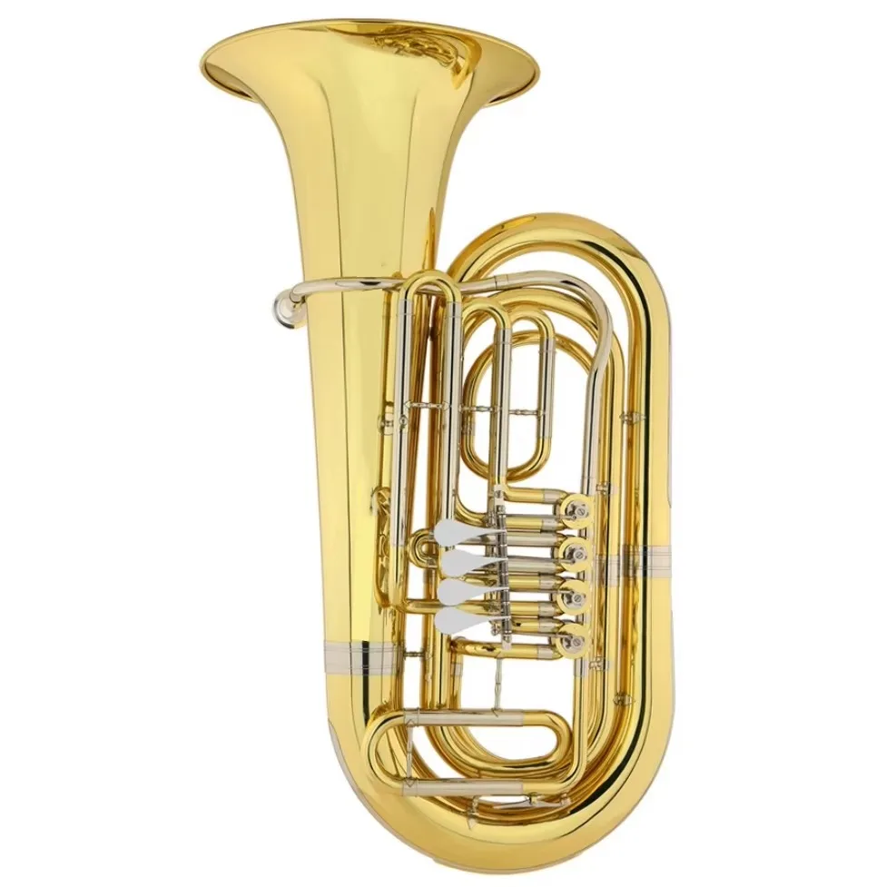Rotary Style  Popular Market Tuba Germany Model Yellow Brass Material Tuba