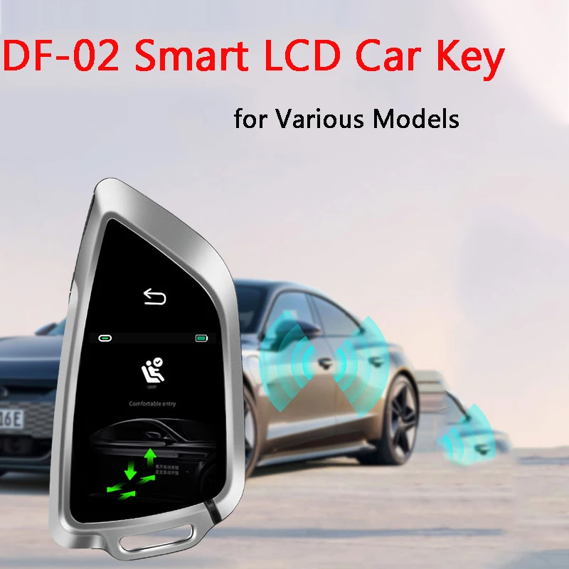 

DF-02 Smart LCD Car Key Blade Mechanical High Quality Chip Intelligent Unlocking Suitable for Various Models For B-MW Auto Acces