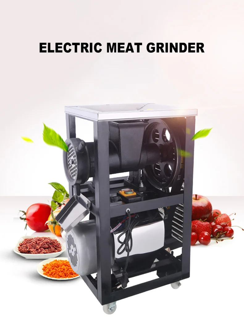 42 نوع مفرمة اللحم الكهربائية على نطاق واسع آلة الأسماك التجارية آلة هيكل عظمي الدجاج مفرمة اللحوم