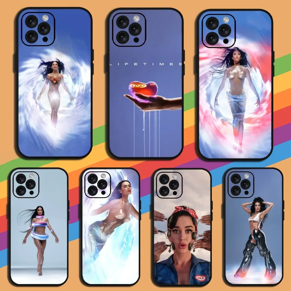 Singer K-katy P-Perry  Phone Case For iPhone Mini 11 12 13 14 15 Pro XS Max X Plus SE XR Shell