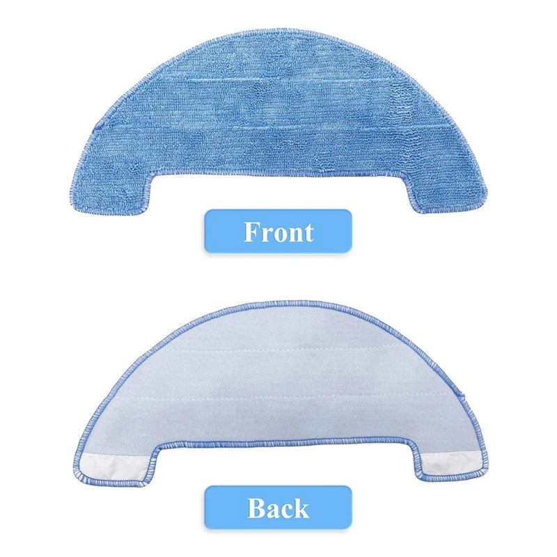 Replacement Mop Cloths Pads Compatible For Coredy R750, R500, R550, R580, G800, G850 Robot Vacuum Cleaner Accessories