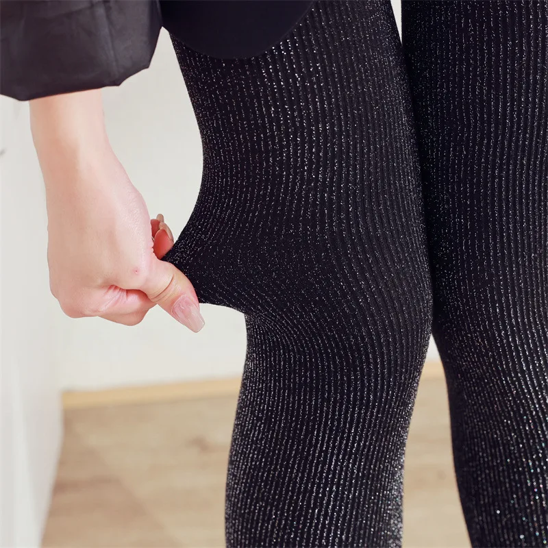 Sexy glitzernde, schimmernde Strumpfhosen für Damen, ein Paar